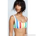 Solid & Striped Women's Elle Bikini Top Primary Stripe B07CVJHWWC